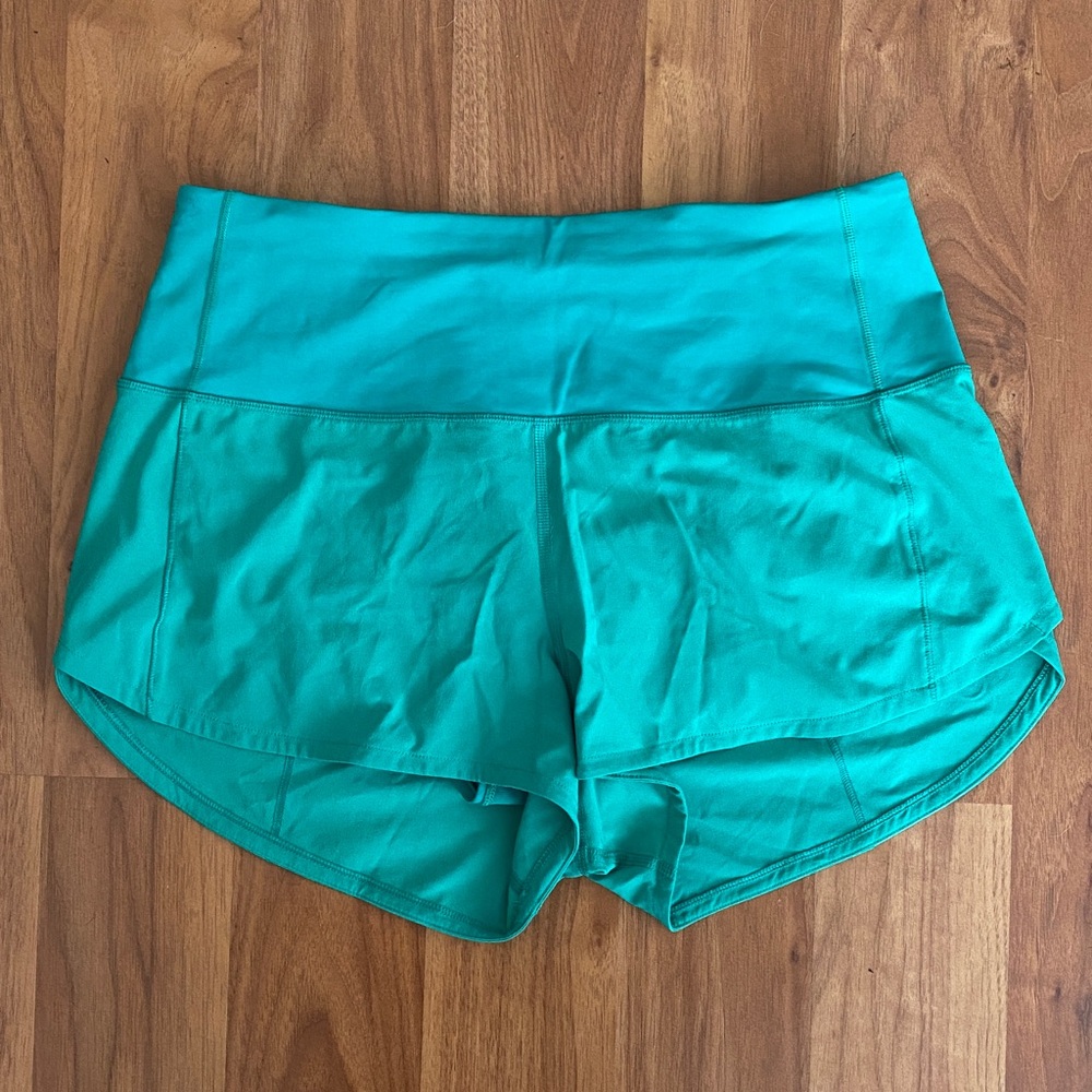 ❤️ Lululemon Speed Up High-Rise Short 2.5" Green NWOT